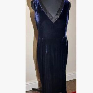 Beautiful Vintage M & S Limited Edition Silk Velvet Cocktail Dress